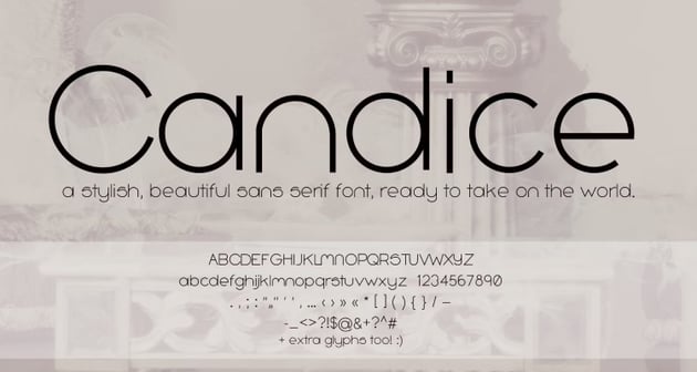 Candice Sans Serif Font