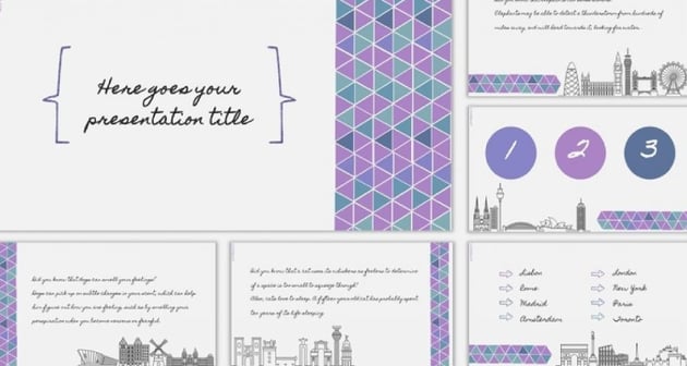 Bond Free Presentation Template for Architecture