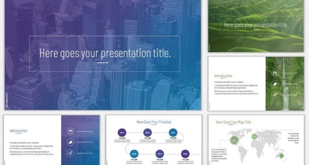 Medeley Business Free Presentation template for Google Slides or PowerPoint