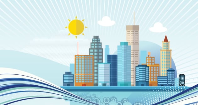 Free Big City PowerPoint Template