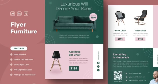 Furniture Modern Flyer Design 