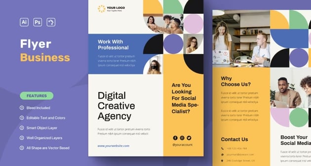 Business Modern Flyer Design 