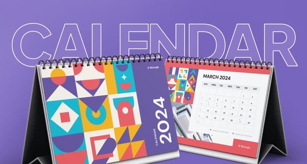 Creative Calendar Template that's Editable 2024