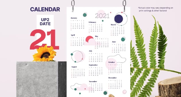 Cute Monthly Calendar Template
