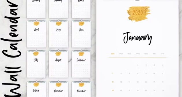 Blank Monthly Calendar Template