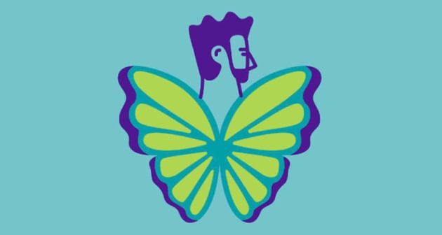Alado Butterfly Logo Design