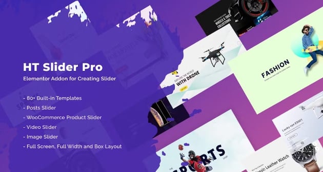 HT Slider Pro for Elementor