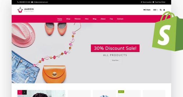 Aaron Shopify Fashion Theme