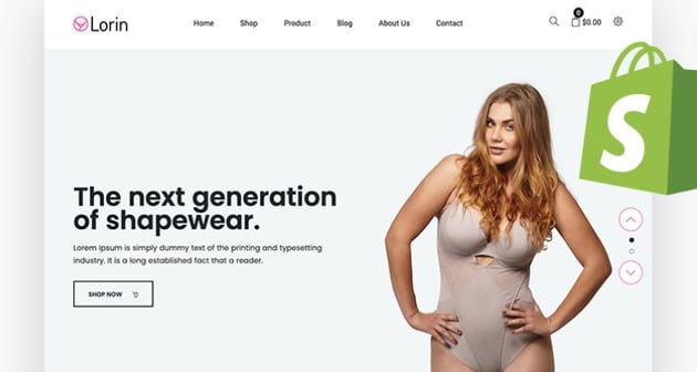 Lorin Shapewear Shopify Theme 