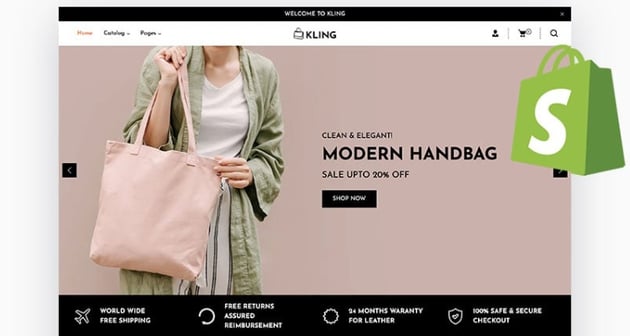Kling Shopify Fashion Theme