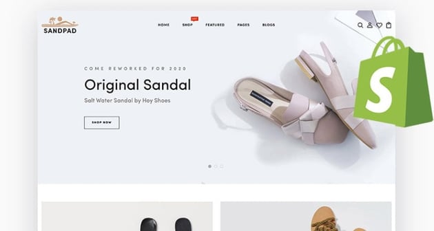 Sandpad - Sandals And Footwear Shoes Shopify Theme