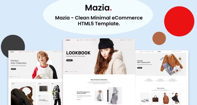 Mazia - Clean Minimal eCommerce HTML5 Template