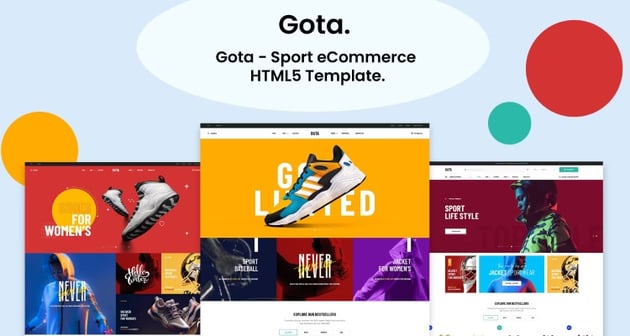 Gota - Sport eCommerce HTML5 Template