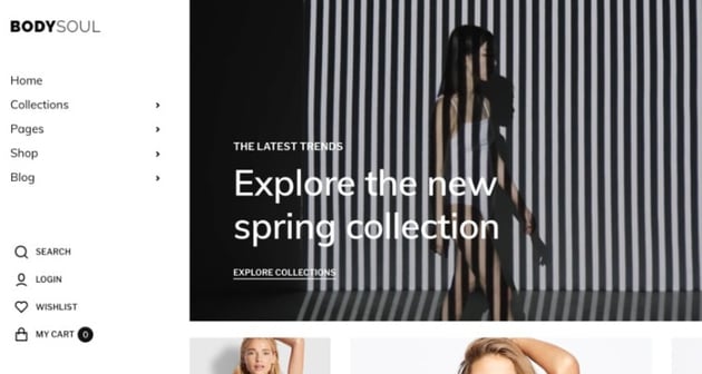 BodySoul - Bootstrap Fashion Lingerie Store Theme