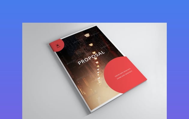 Colorful Business Project Proposal Template Design