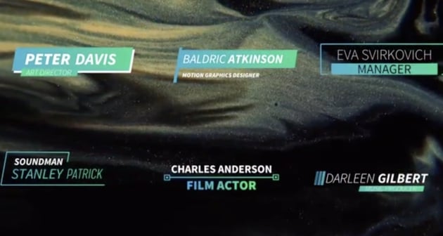 Clean Adobe Premiere Lower Thirds