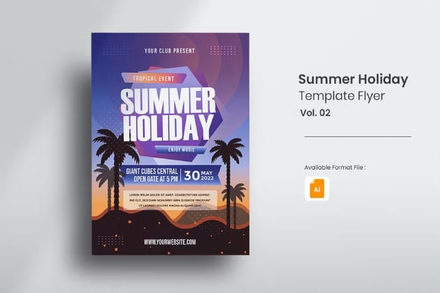 Summer Holiday - Top Flyer for Summer