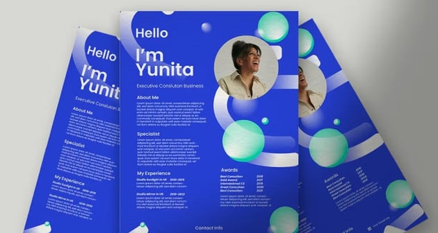 Resume / CV Modern Design Template