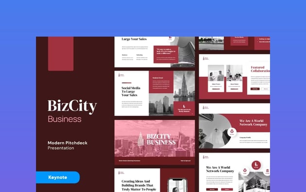 BIZCITY - Pitch Deck Keynote