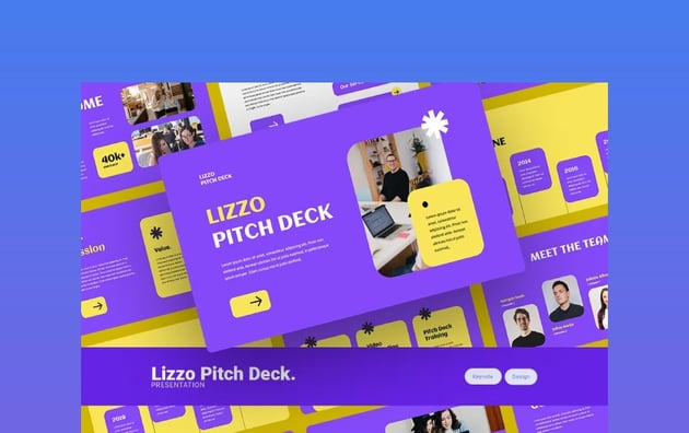 Lizzo - Pitch Deck Keynote