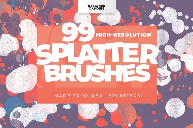 Paint Splatter Brushes