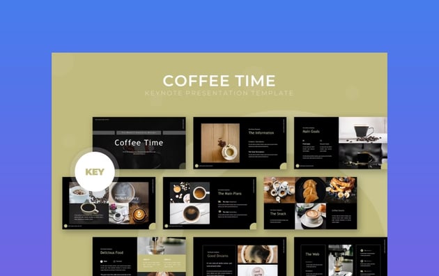 Coffee Time - Presentation Cafe Template (Keynote)