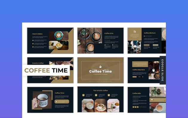 Coffee Time - Presentation for Cafes (Google Slides)