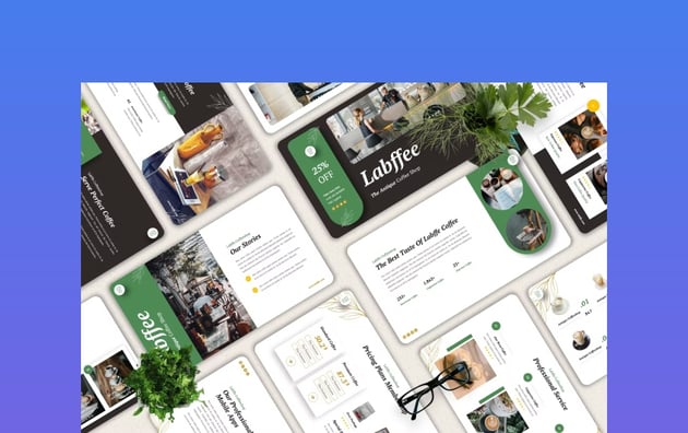 Labffe - Cafe Presentation Ideas Template (Google Slides)