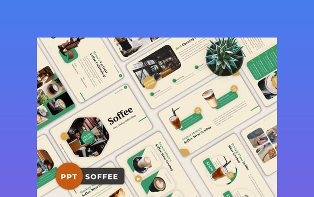 Soffee - Coffee Shop PowerPoint Template