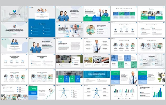 1. MediCare - Modern Medical PowerPoint Template