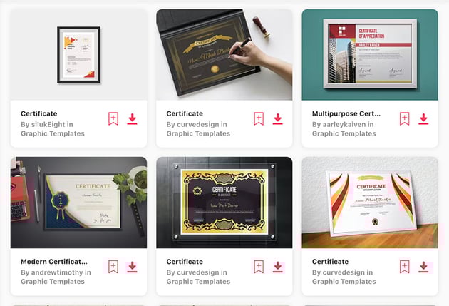 Creative Certificate Template Designs
