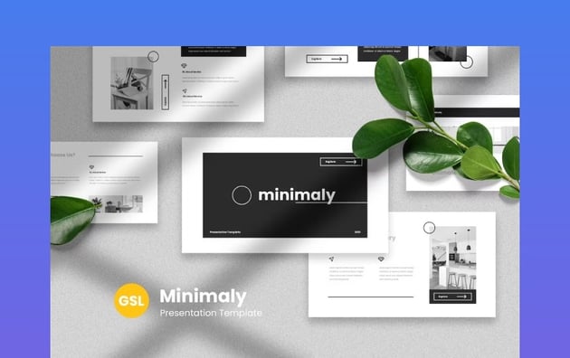 Black and White Google Slides