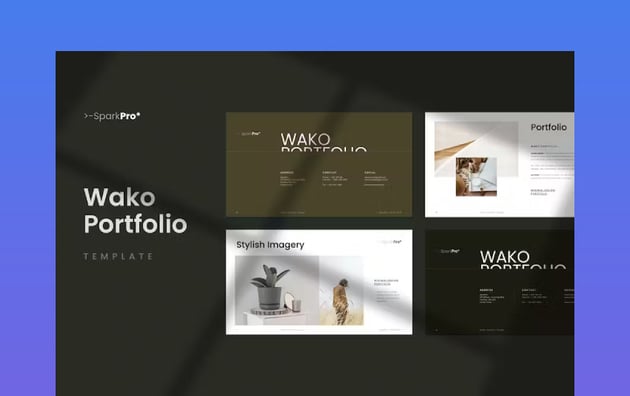 Minimal Google Slides for Design or Business Projects