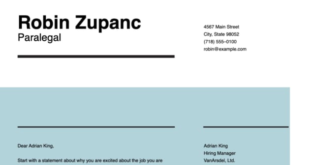 Impact Cover Letter Template Free Download