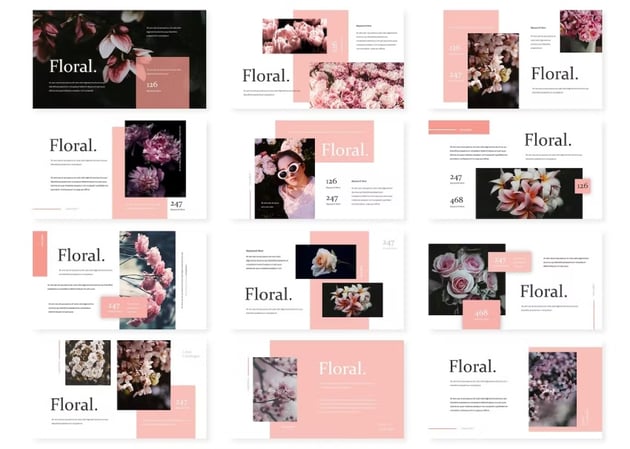 Floral - PowerPoint Flower Template