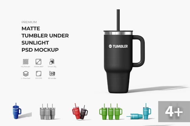 Tumbler Mug Mockup