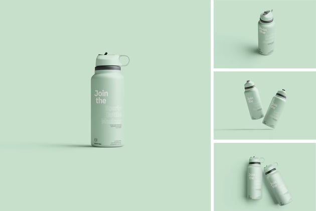 Sport Bottle Mockup