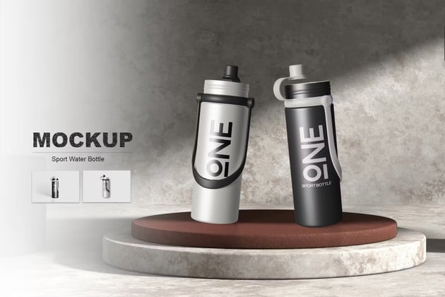Sport Bottle Mockup