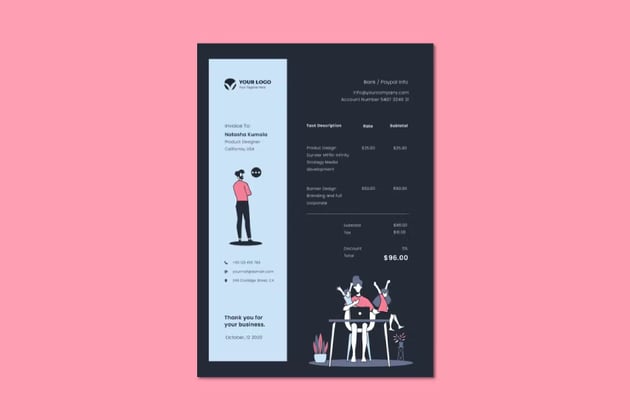 Word Invoice - Price Quotation Letter Format in Word