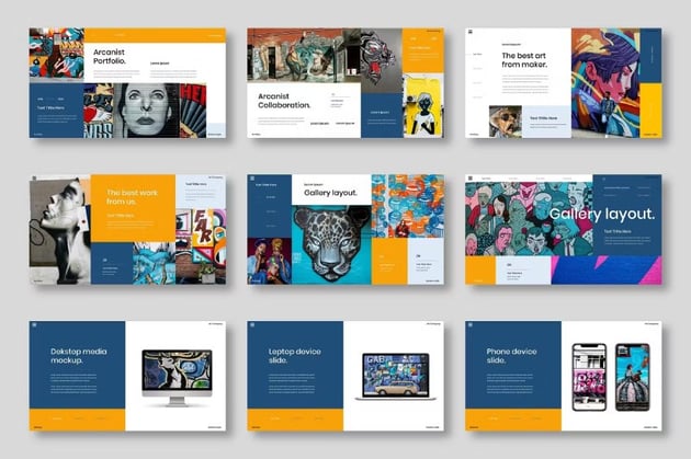 05 Arcanist - Pop art and Graffiti PowerPoint