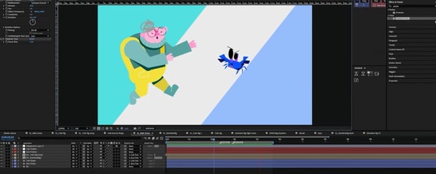 prepping animation illustrator