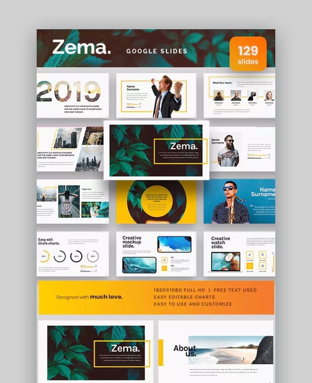 Zema Google Slides Template