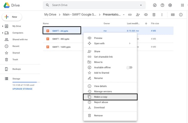 Change Google Theme - Copy Google Slides Theme