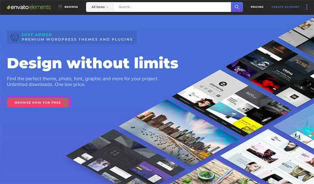 Envato Elements - Design Without Limits - PowerPoint Presentation Templates