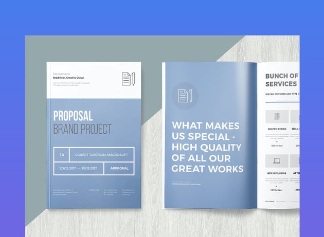 simple project proposal template for brands