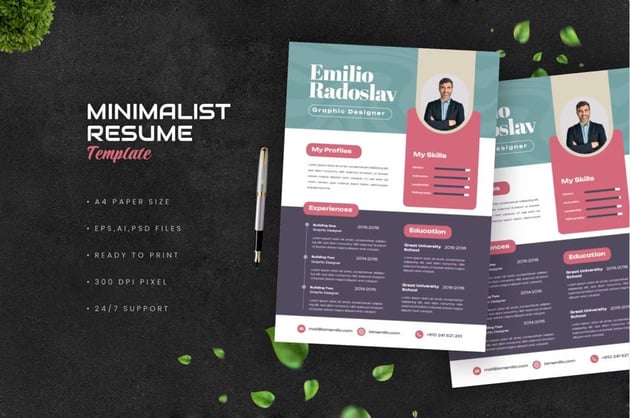 Minimal Resume Template