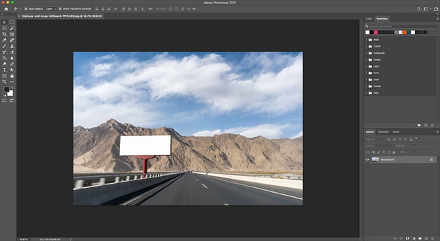 Billboard Mockup Template Start