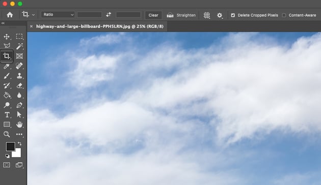 Billboard Mockup Template Crop Tool