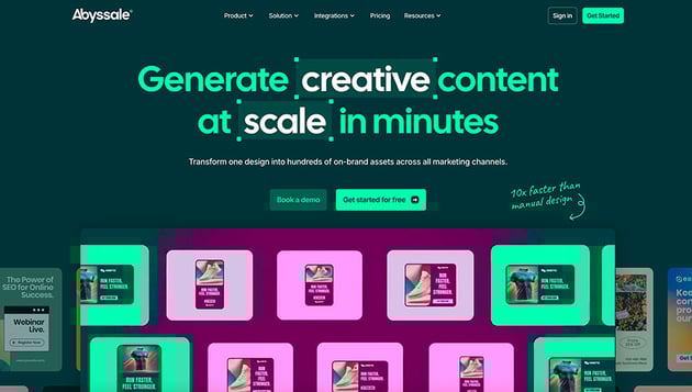 Abyssale: AI Creative Automation Platform