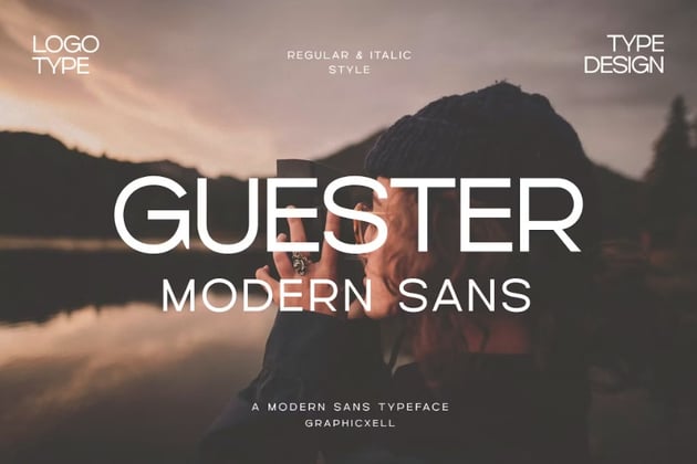 guester minimal font